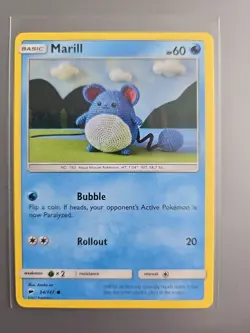 MARILL 34/147 BURNING SHADOWS NM POKEMON - Image 1