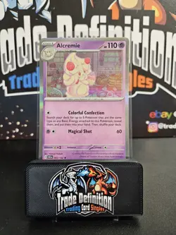 Alcremie - 065/142 - Holo Rare - Stellar Crown - Pokemon TCG - Image 1