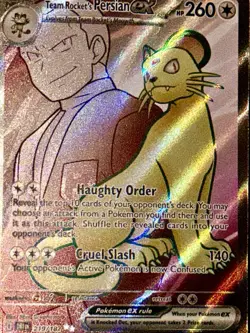 Pokemon TCG Team Rocket's Persian ex 219/182 Sv10: Destined Rivals - Full Art - Image 1