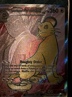 Pokemon TCG Team Rocket's Persian ex 219/182 Sv10: Destined Rivals - Full Art - Image 3