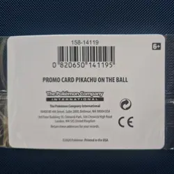 Pikachu on the Ball 001/005 Pokemon Card Sealed Promo Fultsal UK Exclusive #2 - Image 2