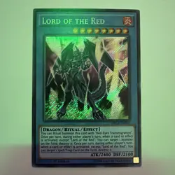 Yugioh Lord of the Red DRL2-EN016 Secret Rare 1st Ed NM - Image 1