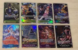 One Piece TCG English 8 Card Lot Alternate Art Promos Event Alt UNDER TCG COMP - Image 1