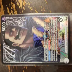 One Piece TCG Crocodile Alt Art Leader OP14-079 The Azure Sea’s Seven English - Image 1