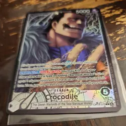 One Piece TCG Crocodile Alt Art Leader OP14-079 The Azure Sea’s Seven English - Image 3
