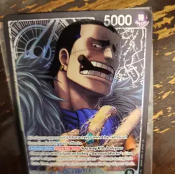One Piece TCG Crocodile Alt Art Leader OP14-079 The Azure Sea’s Seven English - Image 4