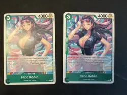 2x Nico Robin (Heroines Battle Pack) P-111 One Piece Promotion Cards NM - Image 1