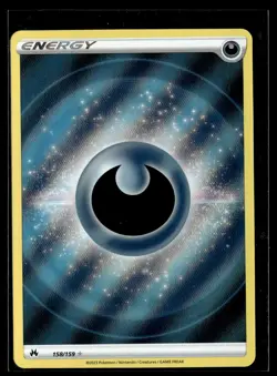 Pokemon TCG Crown Zenith #158/159 Darkness Energy (Texture Full Art) - Image 1