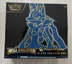 Pokemon TCG – Mega Evolution Pokemon Center ETB Lucario- New / Factory Sealed - Image 1