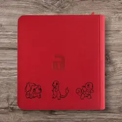 Vault X - 12 Pocket eXo-Tec Zip Binder Folder - Red Pokemon Base Set - Image 2
