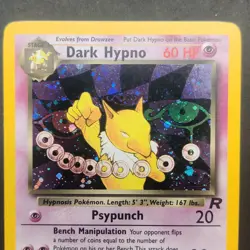 Pokemon TCG Karte - Dark Hypno 9/82 Holo Team Rocket - Image 4