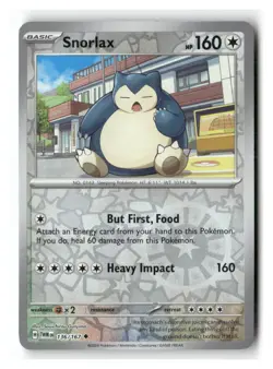 Snorlax 136/167 Uncommon Twilight Masquerade Pokemon Reverse Holo Near Mint - Image 1