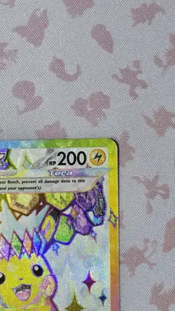 Pokemon TCG Crown Holo Pikachu ex 219/191 Surging Sparks NM Condition! - Image 2