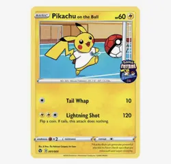Pikachu On The Ball Pokemon Futsal Promo 2020 Sealed UK Exclusive 001/005 - Image 1