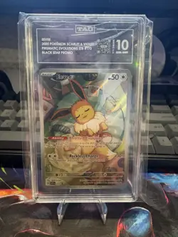 Pokemon TCG Eevee 173/SV-P Scarlet & Violet Promo Holo | TAG 10 Gem Mint - Image 1