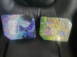 Pokemon TCG: Kyogre, Xerneas Tin Lot Of 2 - Image 1