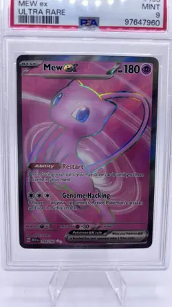 Pokemon Sv: Scarlet & Violet 151 Mew ex Ultra Rare Holo 193/165 PSA 9 English - Image 1