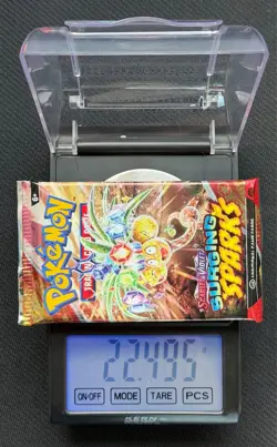 Pokemon TCG Surging Sparks (SV08) Booster Pack Exeggutor Art New & Sealed 22.49g - Image 3