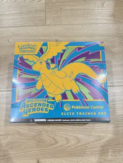 Pokemon Ascended Heroes Pokemon Center Exclusive Elite Trainer Box ETB SHIPS NOW - Image 1