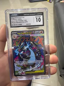 mega charizard x ex pokemon black star promo #023 psa 10 cgc - Image 1