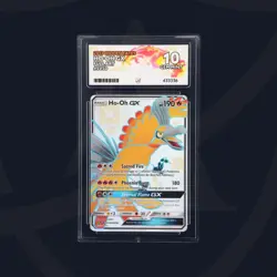 HO-OH GX Hidden Fates Sv50/Sv94 Holo Full Art Pokemon TCG Card ACE Gem Mint 10 - Image 1