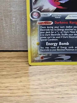 Dark Electrode 4/109 EX Team Rocket Returns Holo Rare Pokemon Card TCG - Image 5