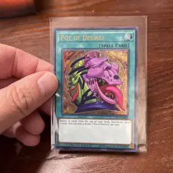 Yugioh - Pot of Desires - CT14-EN004 - Ultra Rare Limited Edition - Image 1