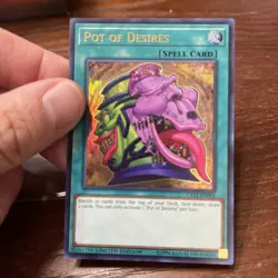 Yugioh - Pot of Desires - CT14-EN004 - Ultra Rare Limited Edition - Image 2