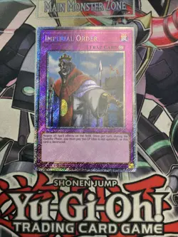 Imperial Order Platinum Secret Rare RA03-EN106 Yugioh - Image 1