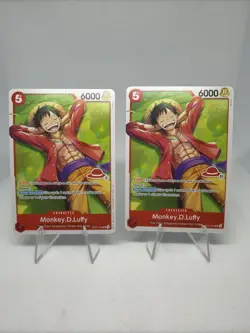 One Piece Card Game - x2Monkey.D.Luffy (Luffy Deck) ST21-014 SR - NM - Image 1