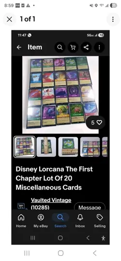 Private Sale.... 3 Lpts Of Disney Lorcana The First Chapter Lot Of 20 Misc Cards - Image 5