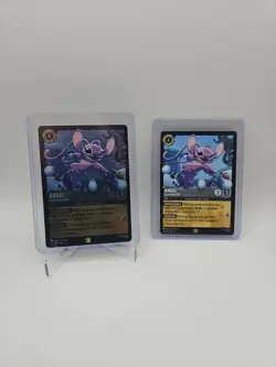 Lorcana: Winterspell: Angel Experiment 624 #191 Legendary Cold Foil + Regular NM - Image 1