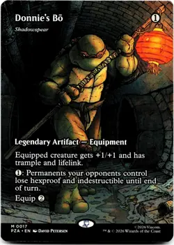 Donnie's Bo - Shadowspear (Borderless) Teenage Mutant Ninja Turtles NM Regular - Image 1