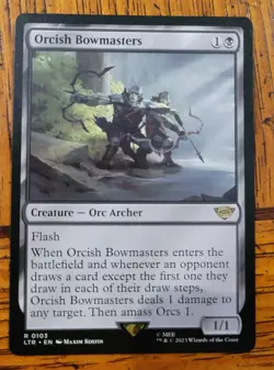 Orcish Bowmasters x1 MTG Lord of the Rings Magic Near Mint NM English - Image 1