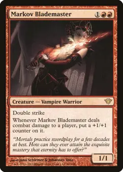 Markov Blademaster [Dark Ascension] Moderately Played - Image 1