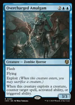 x1 Overcharged Amalgam R MTG Innistrad Remastered M/NM, English - Image 1