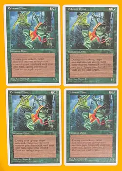 MTG ERHNAM DJINN (x4) Chronicles (OldManMTG 010-640) - Image 1