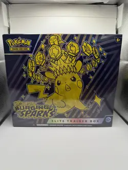 Pokemon TCG Scarlet & Violet: Surging Sparks Elite Trainer Box ETB - Image 1
