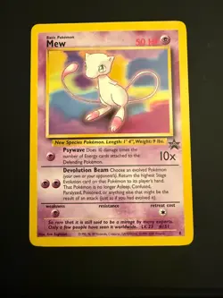 Pokemon Mew Black Star Promo 8 WOTC - Image 1