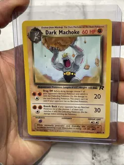 Dark Machoke 40/82 Team Rocket Pokemon TCG WOTC Non-Holo NM/MT Unlimited Vintage - Image 1