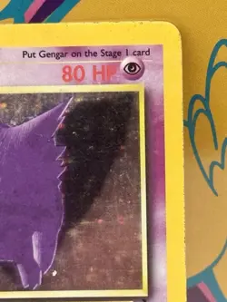 Gengar 5/62 Holo Rare Fossil Unlimited Pokemon TCG MP - Image 4