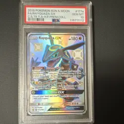 Pokemon Rayquaza GX #177A/168 Alternate Art Promo Holo PSA 10 English 2018 - Image 1