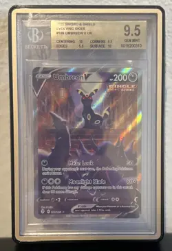 Pokemon Umbreon V Evolving Skies Full Alt Art #189 BGS 9.5 Gem Mint w/ SlabMag - Image 3
