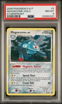 Pokemon Magnezone Holo - Stormfront - 5/100 - PSA 8 - Image 1