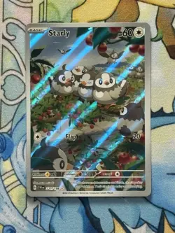 Pokemon TCG - Starly (Scarlett & Violet Base Set) 221/198 (Illustration Rare) - Image 1