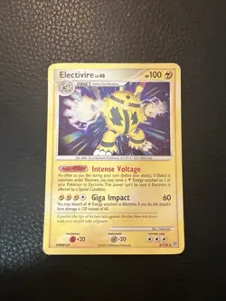 Electivire 3/130 Lv. 46 Diamond & Pearl Holo Rare Pokemon Vintage 2007 LP * - Image 1