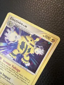 Electivire 3/130 Lv. 46 Diamond & Pearl Holo Rare Pokemon Vintage 2007 LP * - Image 2