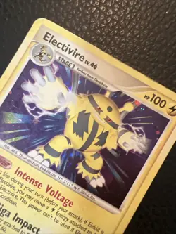 Electivire 3/130 Lv. 46 Diamond & Pearl Holo Rare Pokemon Vintage 2007 LP * - Image 3
