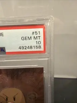 2000 TOPPS CHROME POKEMON T.V. #51 DUGTRIO PSA 10 - Image 3