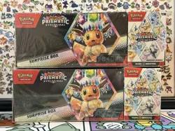 Pokemon Prismatic Evolutions Surprise Box Booster Bundle Sams Club - LOT OF 2 - Image 1